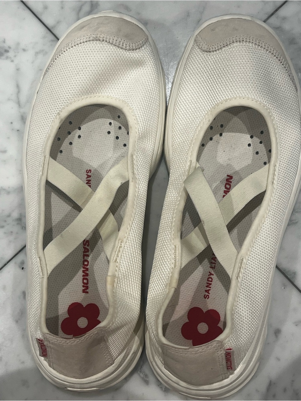 SALOMON x Sandy Liang collab Women's Canvas Mary Jane Flats
